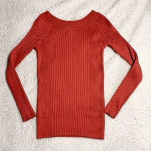 Long sleeve red shirt